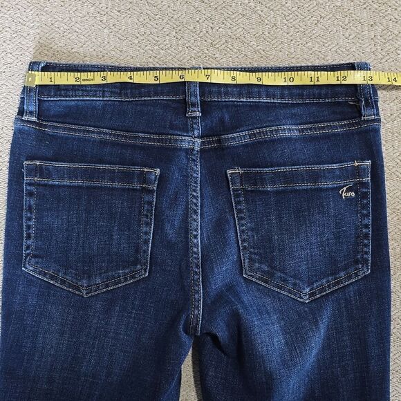 Two By Vince Camuto Mid-Rise Frayed Hem Skinny Jeans - Size 0/25 - Picture 7 of 14